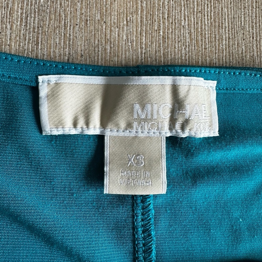 MICHAEL Michael Kors Teal Midi Dress - Picture 2 of 4